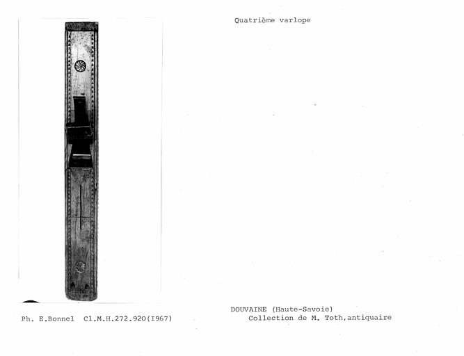 Quatrième varlope vue du dessus