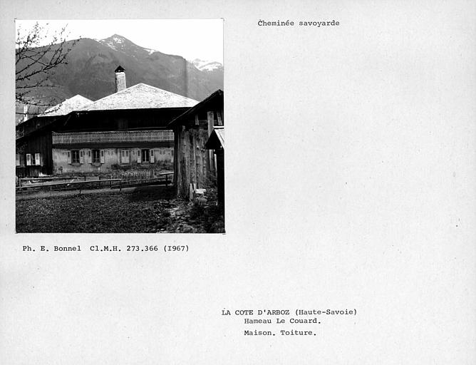 Souche de la cheminée savoyarde
