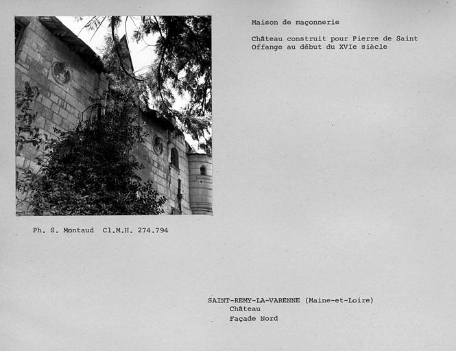 Médaillons sur la façade nord