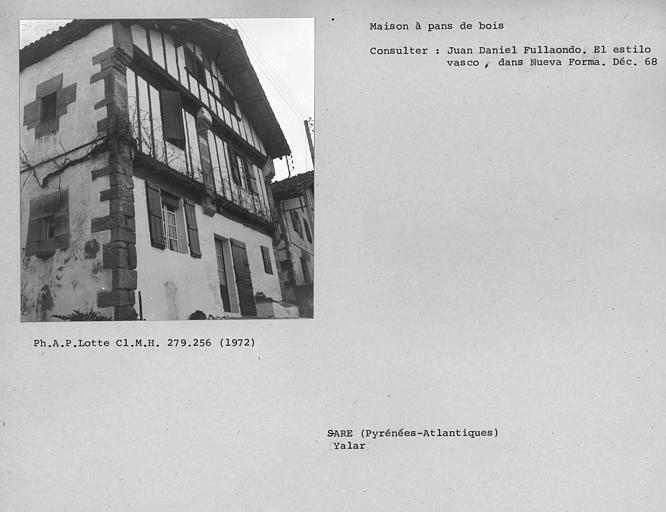 Façade à pans de bois