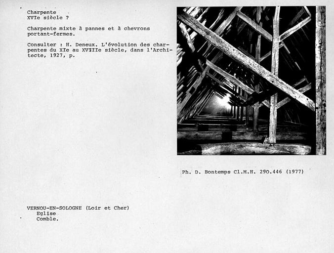 Charpente du comble