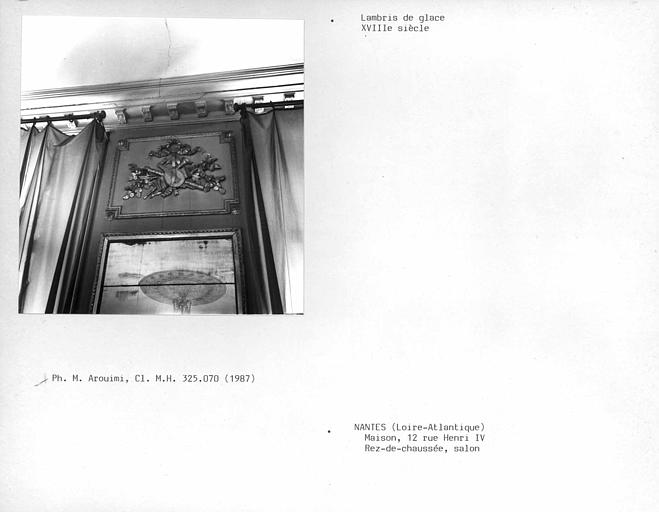 Trumeau du salon du rez-de-chaussée