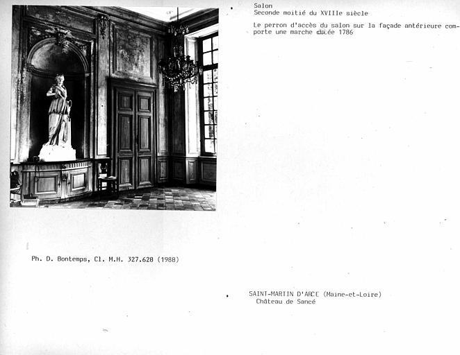 Décor du salon, niche