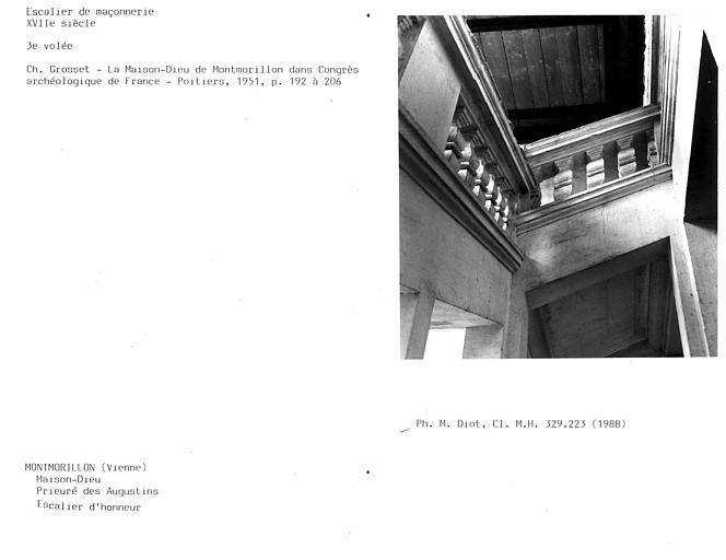 Troisième volée de l'escalier