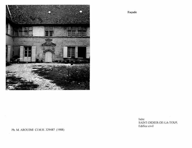 Façade de la maison