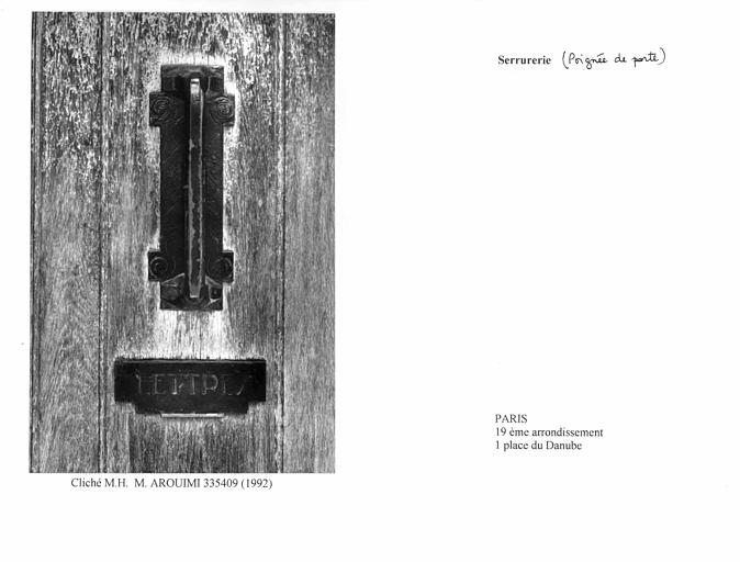 Poignée de porte