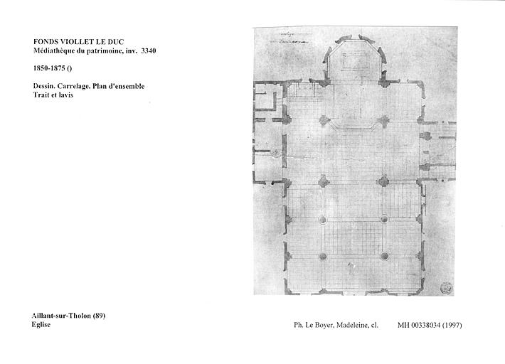 Dessin. Carrelage. Plan d'ensemble