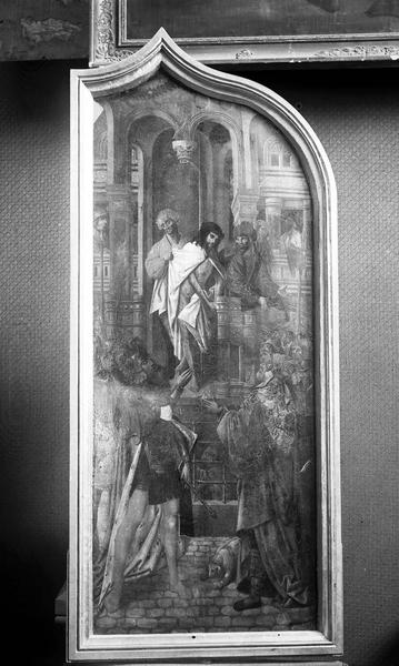 Retable, vie du Christ : Ecce homo