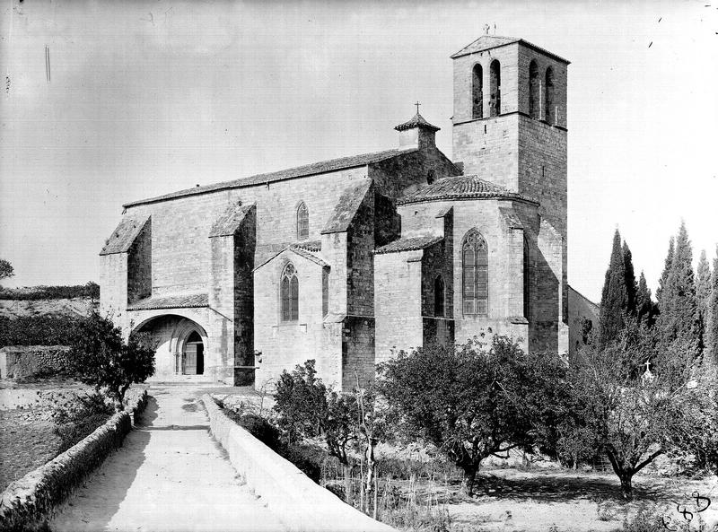 Façade sud, abside