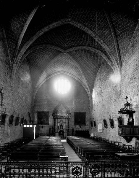 Nef, vue du choeur