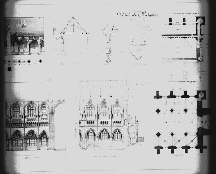 Dessin : élévation, plan et coupes