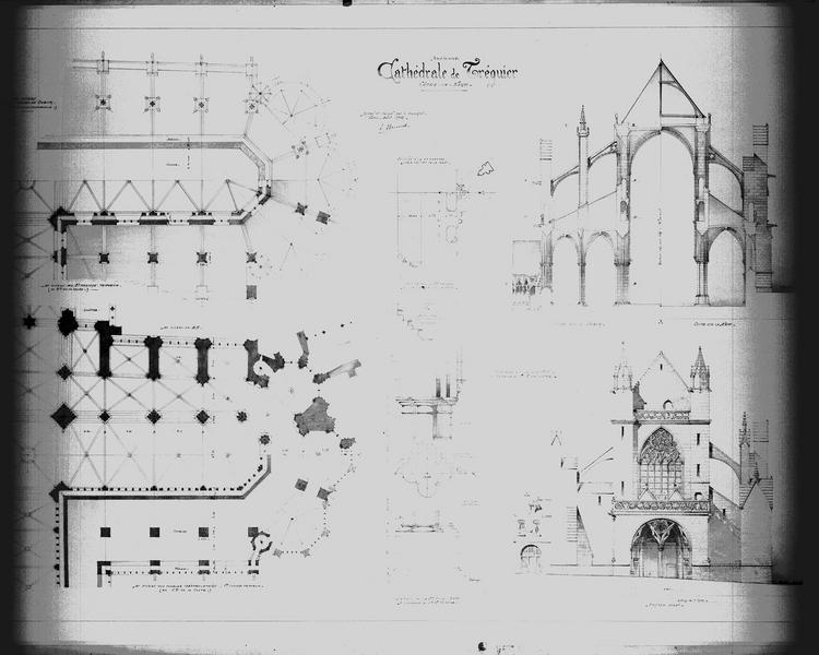 Dessin : élévation, plan et coupes