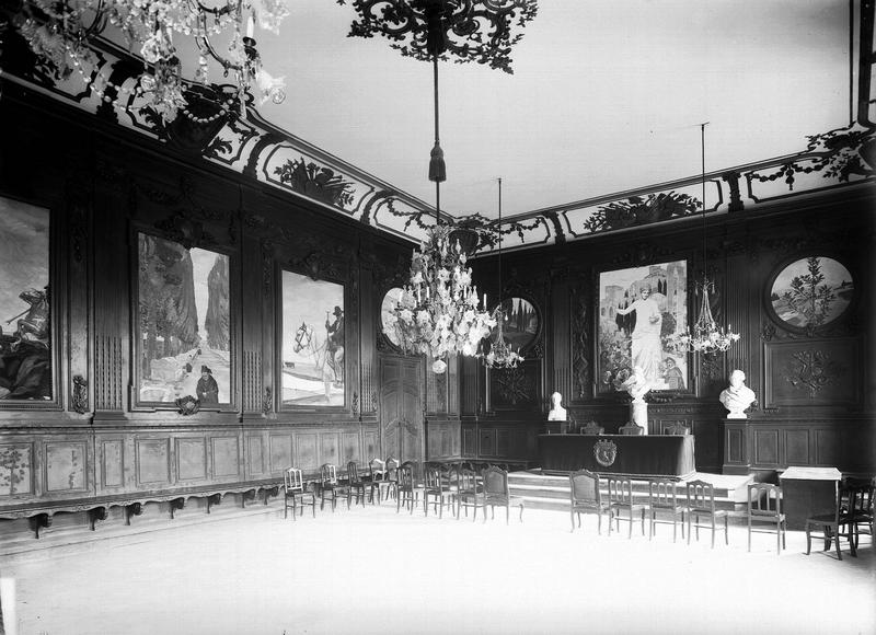 Salle du conseil, boiseries