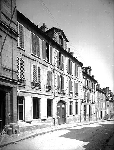 Façade des maisons