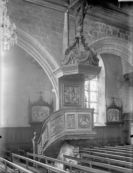 Intérieur de la chaire à prêcher - © Ministère de la Culture (France), Médiathèque du patrimoine et de la photographie, diffusion RMN-GP