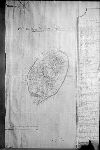 Plan de la ville en 1773