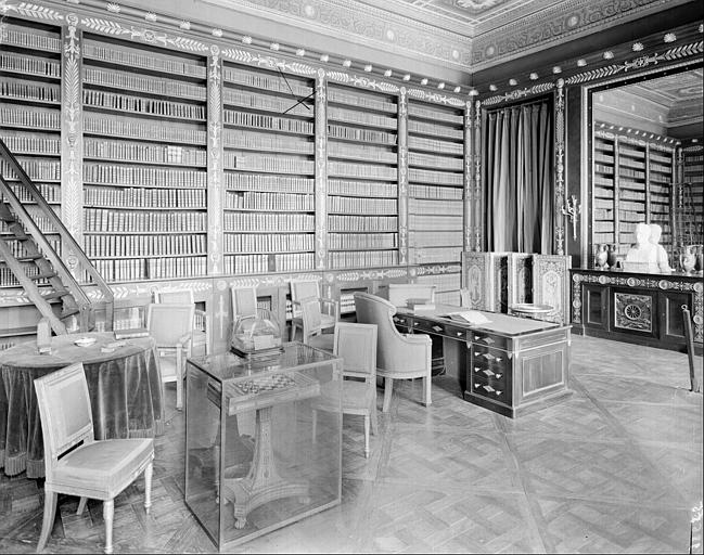 Appartement du Roi puis de l'Empereur : bibliothèque de Napoléon Ier, cabinet de travail