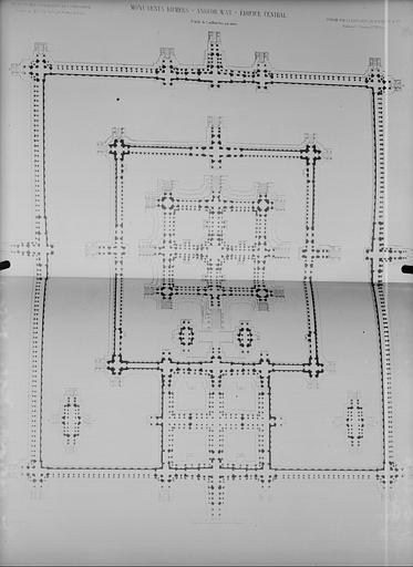 Plan d'ensemble de l'édifice central
