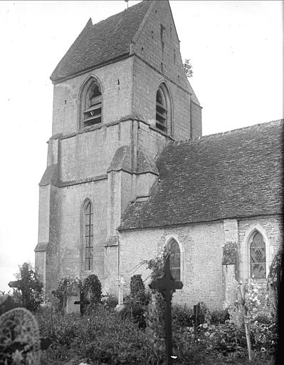 Façade nord : clocher