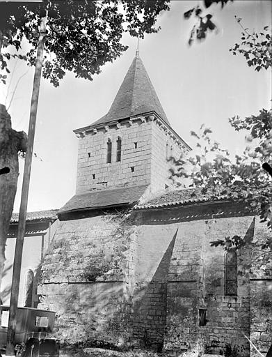 Façade sud : clocher