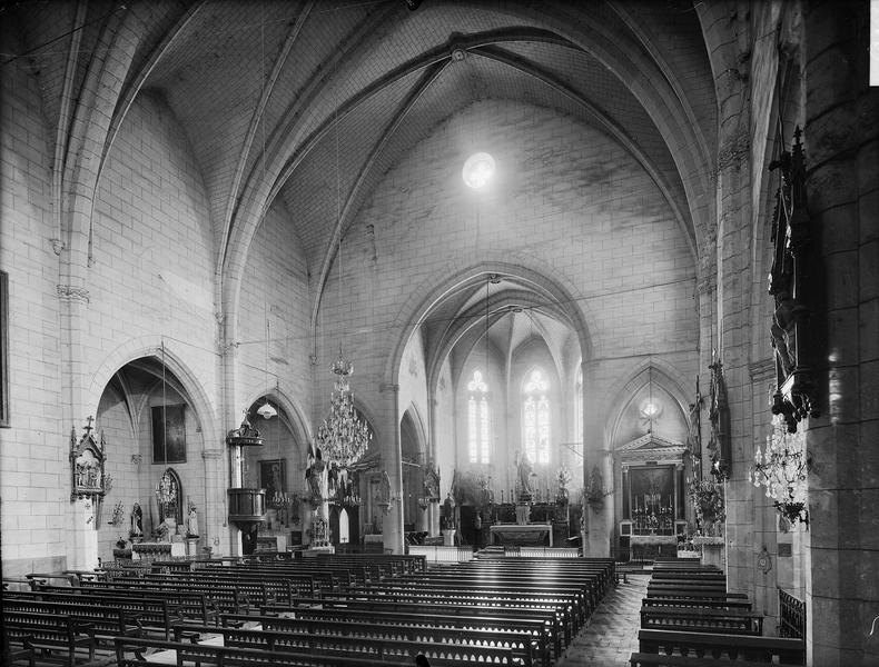 Intérieur de la nef et du choeur