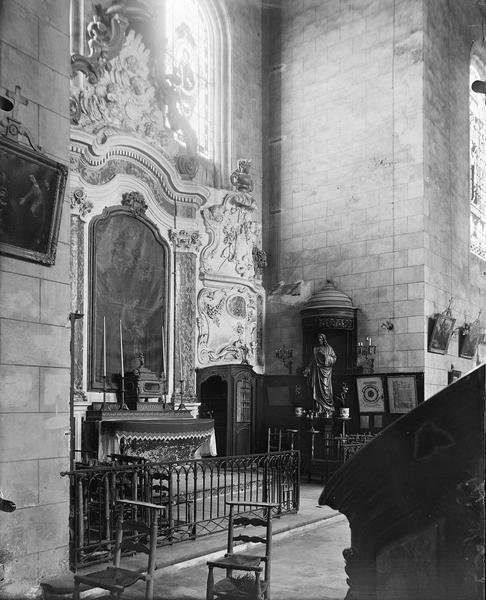 Intérieur, partie de la chapelle