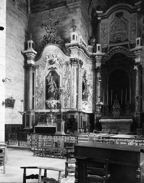 Intérieur du choeur, autel