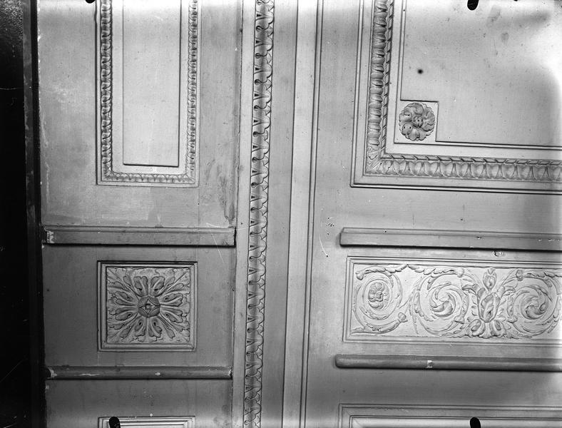 Intérieur, détail des boiseries - © Ministère de la Culture (France), Médiathèque du patrimoine et de la photographie, diffusion RMN-GP