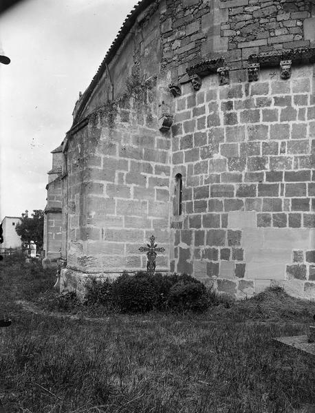 Partie extérieure de l'abside