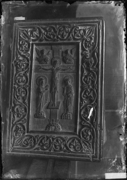 Bible du chapître, plaque de reliure