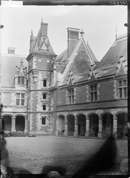 Partie de la façade sur cour