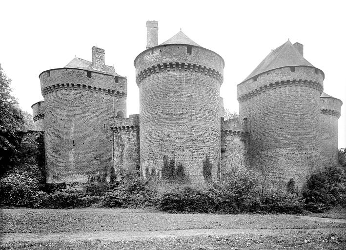 Ensemble ouest de l'enceinte principale