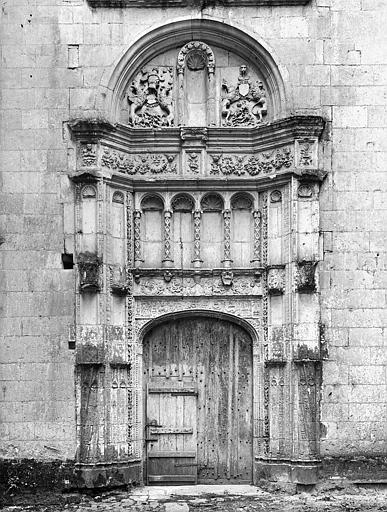 Façade nord, bras du transept : Porte du seigneur