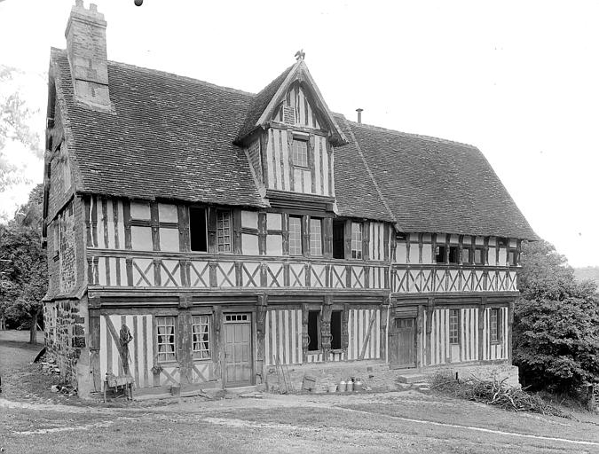 Façade à pans de bois