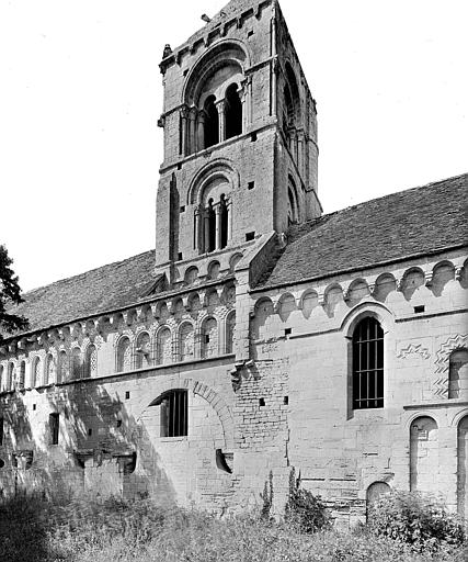 Façade sud : Clocher