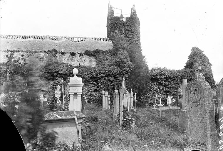 Vue d'ensemble. Cimetière