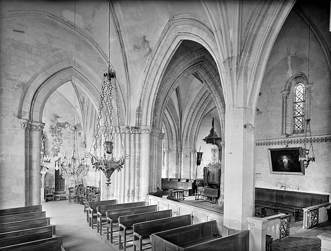 Vue intérieure du transept