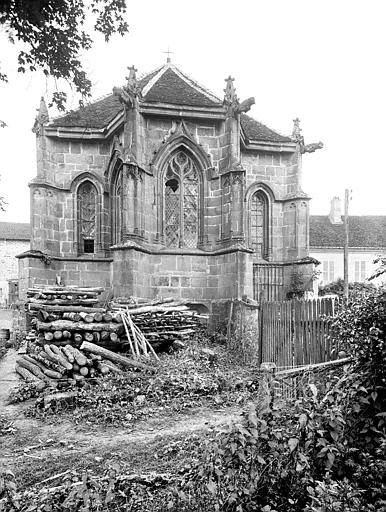 Chapelle Saint-Hubert : Ensemble est, chevet