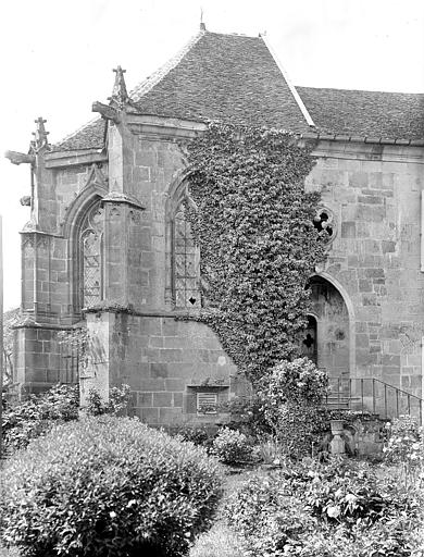 Chapelle Saint-Hubert : Façade nord, chevet