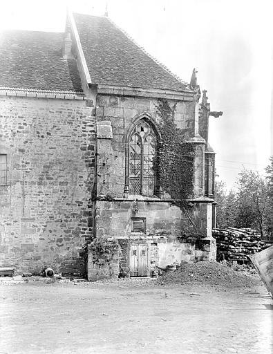 Chapelle Saint-Hubert : Façade sud, chevet