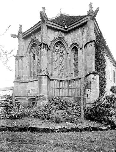 Chapelle Saint-Hubert : Ensemble nord-est, chevet