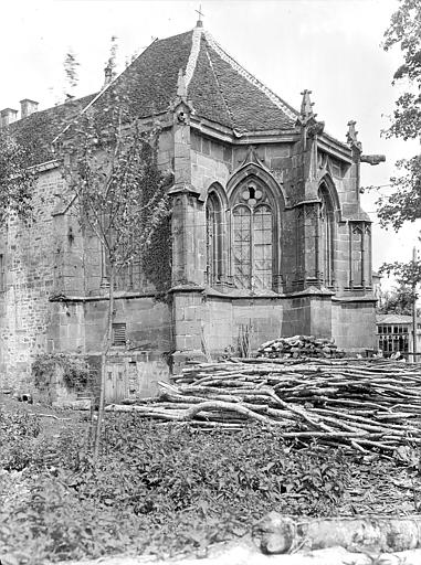 Chapelle Saint-Hubert : Ensemble sud-est, chevet