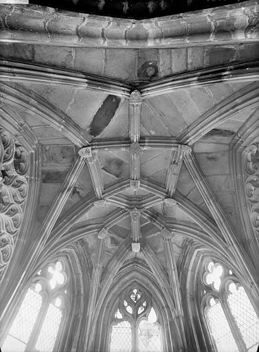 Chapelle Saint-Hubert : Voûte du choeur