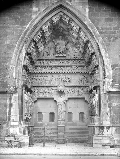 Façade nord, portail du Jugement dernier : Vue d'ensemble