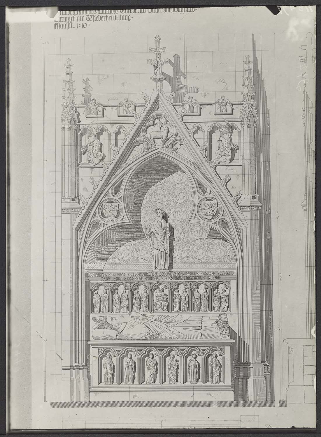 Monument de l'évêque Théodéric Boppard : projet de restauration