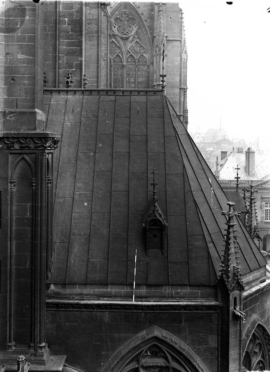 Chapelle du Saint-Sacrement : toiture