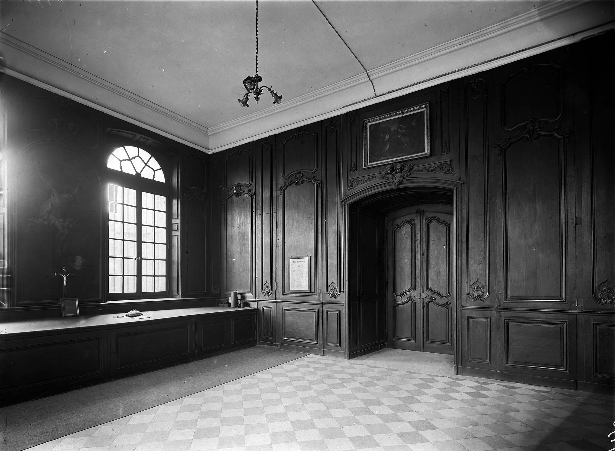 Intérieur de la grande sacristie