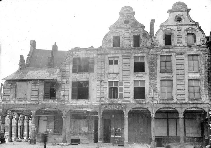 Dégâts sur les façades