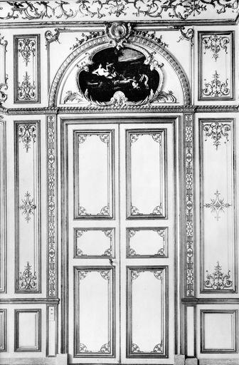 Porte du grand salon