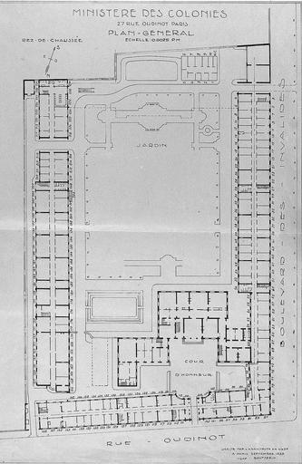 Plan du rez de chaussée